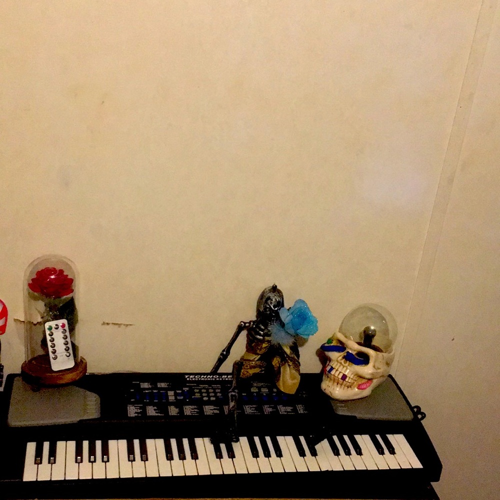 Mid piano key bored